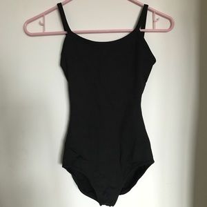 Black Eurotard Ballet Leotard